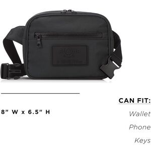 ALOHA Black Belt Bag Sleek and Practical